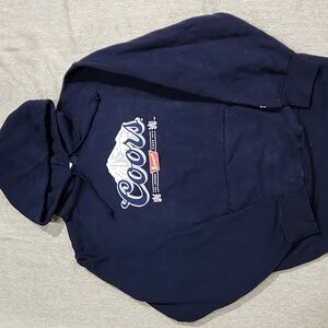 Vintage Y2K Coors Banquet Badger Sport Pullover Hoodie - Size Medium